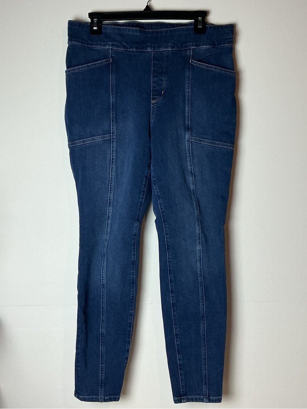 Duluth Trading Co Dark Blue Skinny Stretch Jeans Size 12